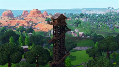 Fortnite Ranger Tower location: where to dance on top of a Ranger Tower