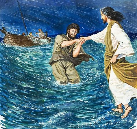 The Miracles of Jesus Walking on Water by Clive Uptton in 2021 ...