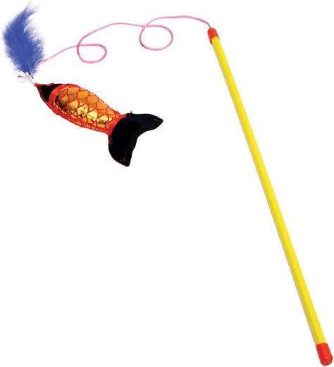 TURBO Fishing Pole Wand Cat Toy - Chewy.com