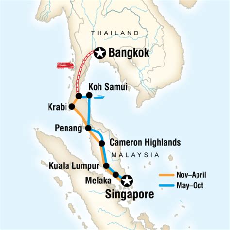 Bangkok to Singapore on a Shoestring in Malaysia, Asia - G Adventures