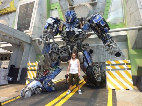 Here’s me with Evac at Universal Singapore the week the Transformers ...