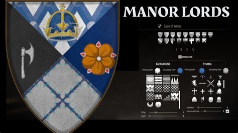 Manor Lords "Coat of Arms" Creation Tool | One of the best features in the game - YouTube