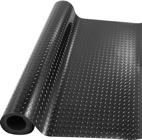 Buy Nisorpa Rubber Garage Flooring Matting 1m x 5m Heavy Duty Checker ...