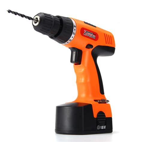 92Pcs 18V Electric Drill Cordless Drill Driver Power Drills Tool ...