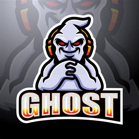 Ghost Gaming Mascot Esport Logo Design Stock Vector - Illustration of horror, club: 217933722