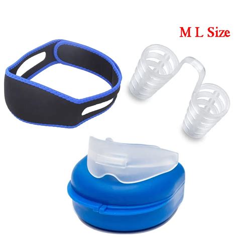 Anti Snore Solution 3 Pack Adjustable Stop Snoring Chin Strap, Anti ...