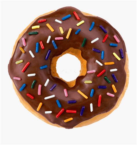 Chocolate Donut Clip Art - Transparent Background Donut Png , Free Transparent Clipart - ClipartKey