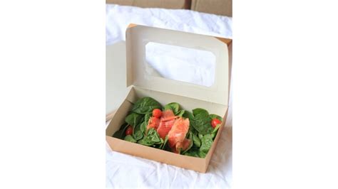 Salad & Pastry box with window - MMKglo packaging