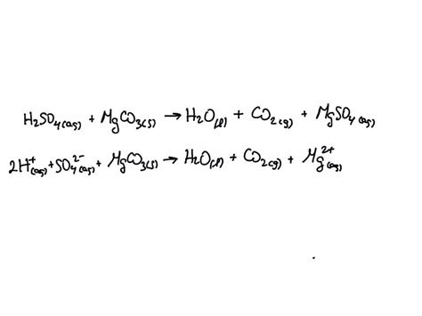 SOLVED: For the reaction Mg(OH)2 (aq) + H2SO4 (aq) → MgSO4 (aq) + 2 H2O (l), the "net ionic ...