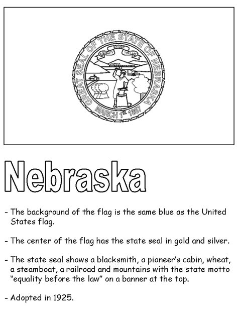 Nebraska State Flag