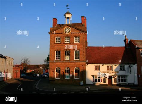 Moot Hall Daventry market Town centre Northamptonshire, England uk gb Stock Photo - Alamy