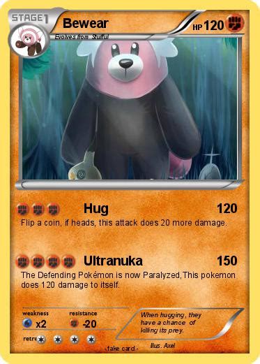 Pokémon Bewear 7 7 - Hug - My Pokemon Card