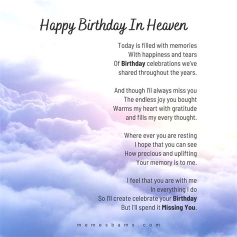 Happy Birthday Quotes and Images to Someone in Heaven | Happy birthday in heaven, Birthday in ...