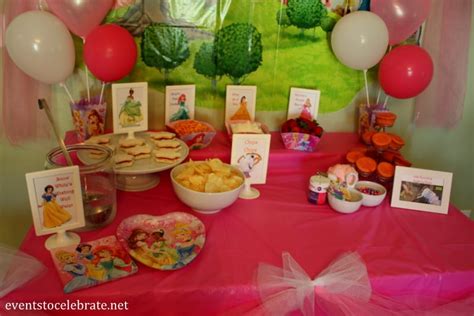 Disney Princess Birthday Party Ideas: Food & Decorations - events to CELEBRATE!