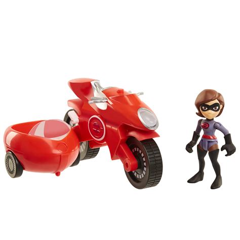 Buy The Incredibles 2 Elasticycle & Elastigirl Vehicle Playset Action ...