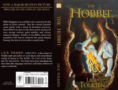 The Hobbit book cover redesign by William Sanderson at Coroflot.com