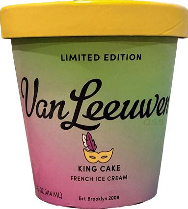 On Second Scoop: Ice Cream Reviews: Van Leeuwen King Cake Ice Cream