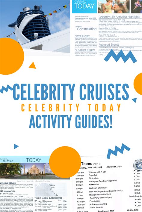 Cruise Activities, Pool Activities, Daily Activities, Cruise Tips ...