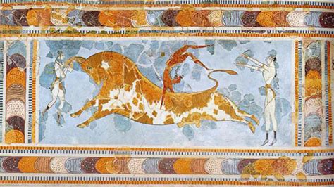 Minoan Fresco - Bull Leaping