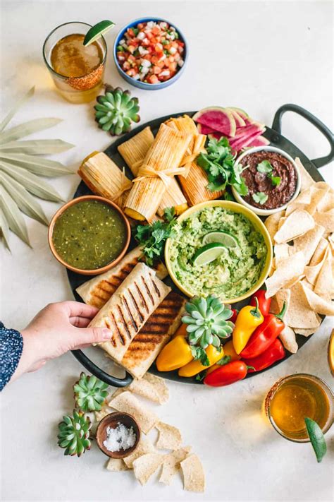 Mexican Appetizer Snack Platter - College Housewife