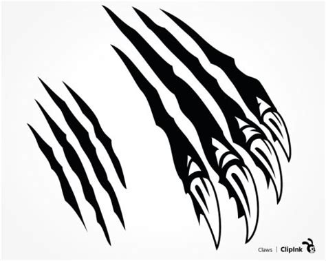 Claws svg, tiger claws svg | svg, png, eps, dxf, pdf | ClipInk in 2020 ...