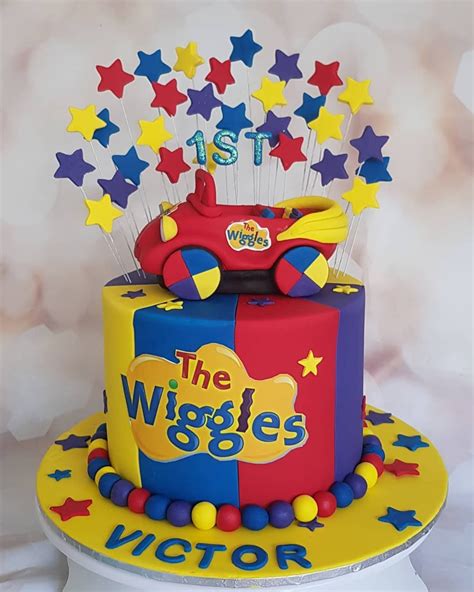 Pin by Melanie D'Souza on Wiggles birthday | Second birthday cakes, Wiggles cake, 1st birthday cakes