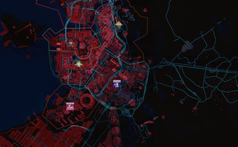 Cyberpunk 2077 Night City interactive map for iOS, Android and Web : cyberpunkgame