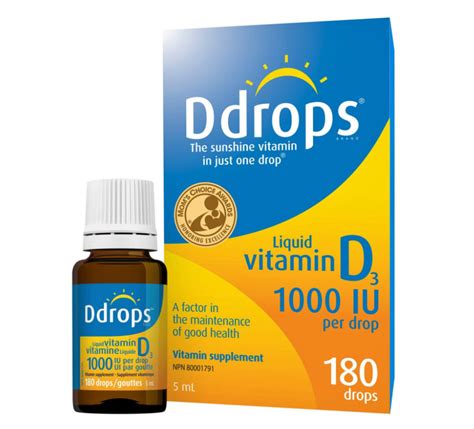 CC Mall 大溫寄物平台| Ddrops Adults 1000IU Liquid Vitamin D3 Drop -5mL