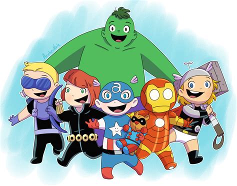 Baby Avengers by ArcherVale on DeviantArt