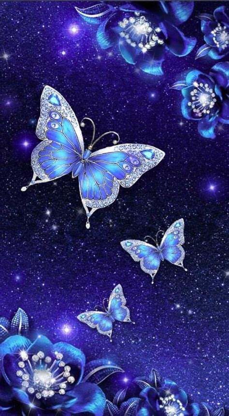 Blue Butterfly Wallpaper - iXpap