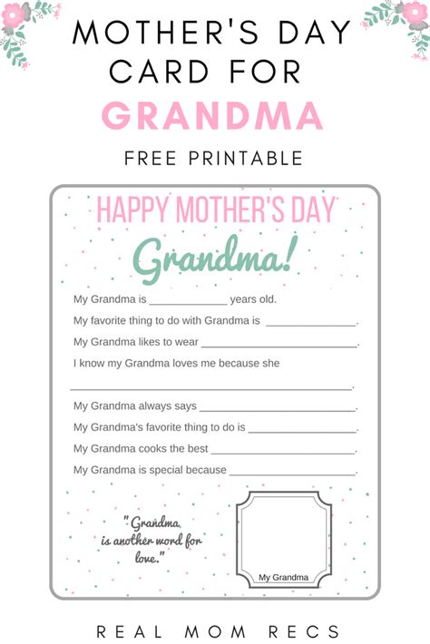 Grandma Printables - Printable Word Searches