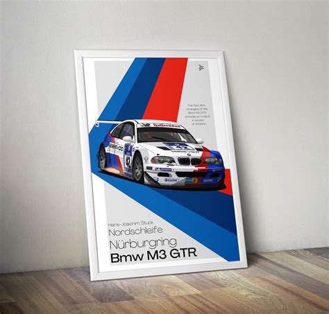 Bmw e46 M3 GTR poster – Patina Research