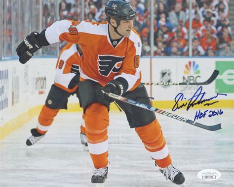 Eric Lindros Signed Philadelphia Flyers 8x10 Photo Inscribed "HOF 2016" (JSA COA) | Pristine Auction