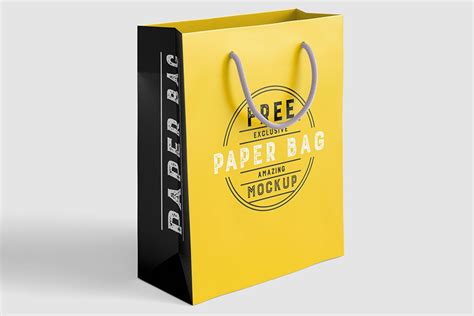 20 Paper Bag Mockups For Effective Branding 2023 - DesignHooks | Paper bag, Bag mockup ...