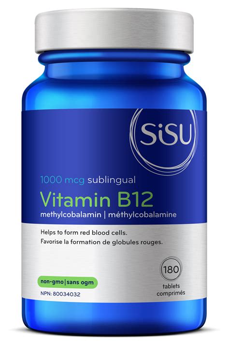 B12 Methylcobalamin Tablets | Sisu Premium Supplements Canada