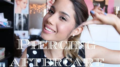 Piercing Aftercare • Basics & Tips - YouTube