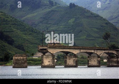 The Yalu River Broken Bridge Baishan City Jilin Province China Stock ...