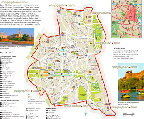 Tourist Places In Delhi Map - Best Tourist Places in the World