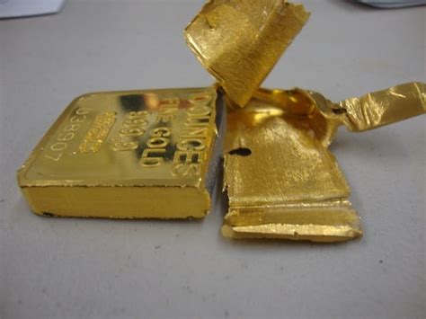 Fake gold bars, you can't trust gold just like da crypto