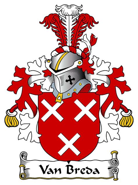 Van Breda Coat of Arms Dutch Digital Art by Heraldry - Pixels