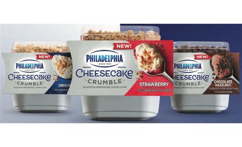 Kraft Debuts Single-Serve Philadelphia Cheesecake Crumble Desserts | 2021-02-12 | Refrigerated ...