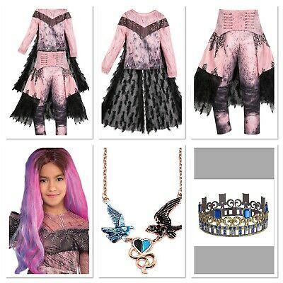 DISNEY STORE DESCENDANTS 3 AUDREY COSTUME SIZE13 DISNEY FULL CROWN ...