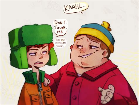 Cartman and Kahl Kyle | South park anime, South park fanart, South park