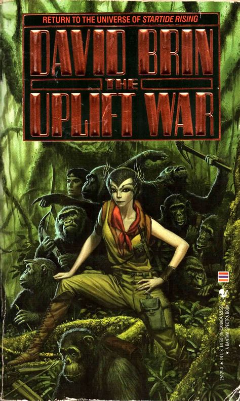 The Uplift War by David Brin. Bantam Spectra, 1987. Mass market paperback. Fantasy Book Covers ...