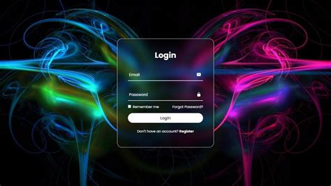 Responsive Animated Login Form using HTML and CSS - YouTube