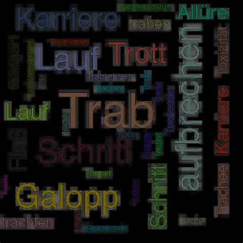 TRAB Synonym-Lexikothek • ein anderes Wort für Trab