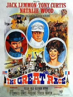 THE GREAT RACE (1965) Tony Curtis, Jack Lemmon, Natalie Wood, Peter ...