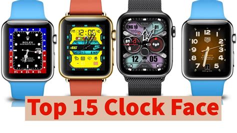 Top 15 Clock Face For Apple Watch Beautiful | Clockology #10 - YouTube