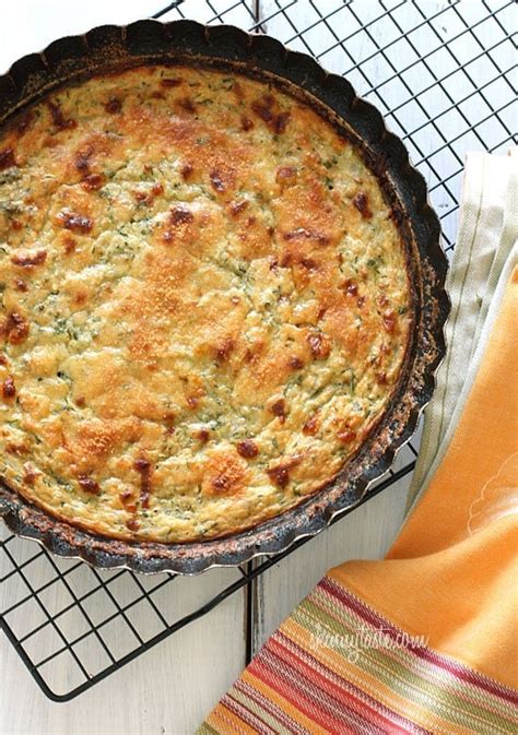 Crustless Summer Zucchini Pie - Skinnytaste