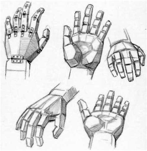 Easy Hand Drawing References Learn how to draw hands with this step by ...